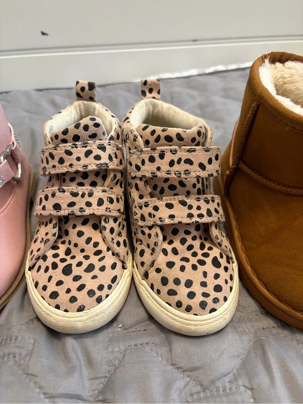Bundle-Jessica Simpson Pink Glitter boots, fizzy tan boots, leopard print boots